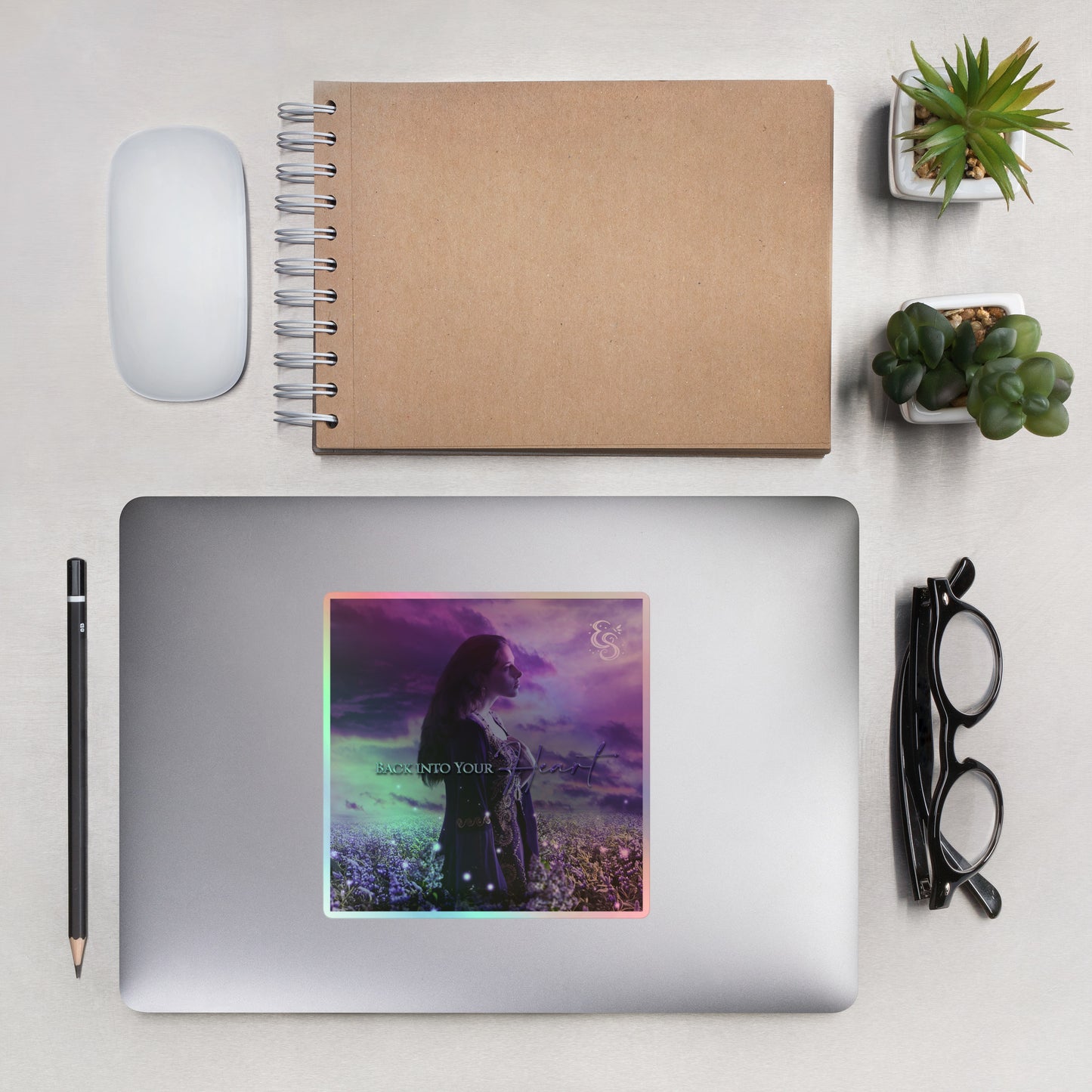 Back into Your Heart Holographic Sticker